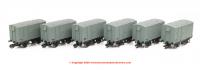 TTR61302 Peco LMS/BR 9ft WB Van - Unfitted - Pack of 6